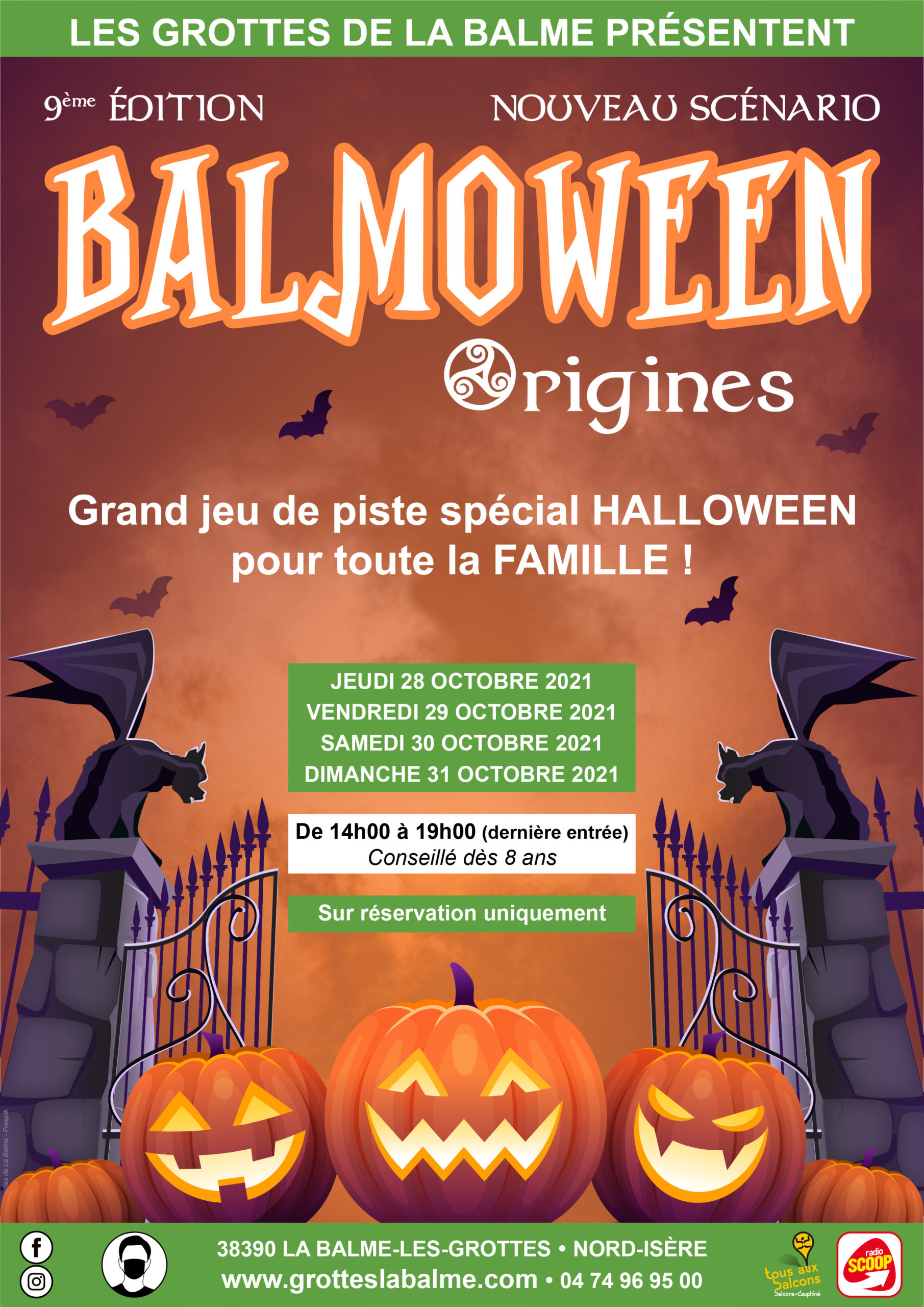 Lire la suite à propos de l’article NOUVEAUTÉ : BALMOWEEN ! (version FAMILLE) Du 28 au 31 octobre