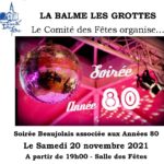 Soirée Beaujolais – Années 80