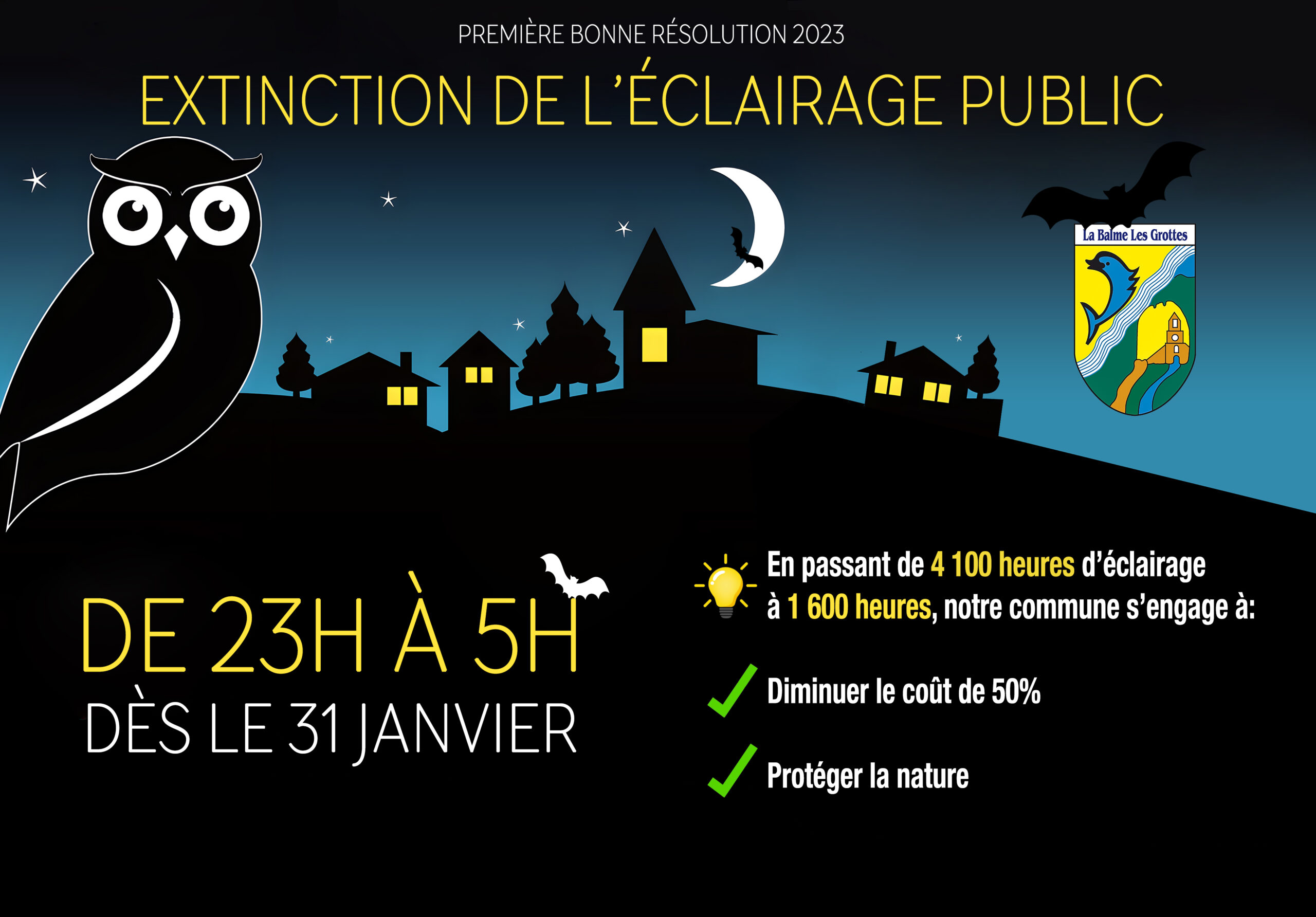 You are currently viewing Coupure de l’éclairage public: elle sera effective dès le 31 janvier