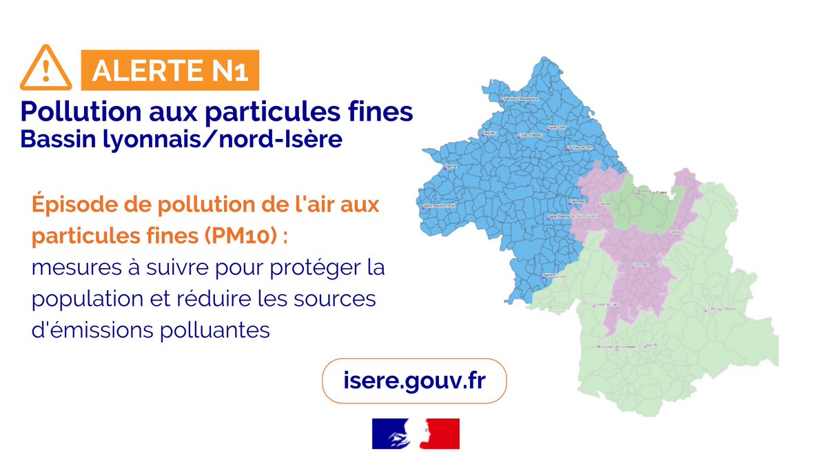 Lire la suite à propos de l’article Épisode de pollution de l’air:  Activation de la procédure de niveau N1 
