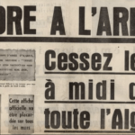 Dimanche 19 mars: Commémoration du cessez-le-feu en Algérie