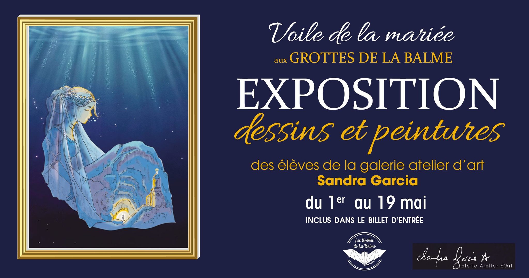 You are currently viewing Exposition de dessins et peintures aux Grottes