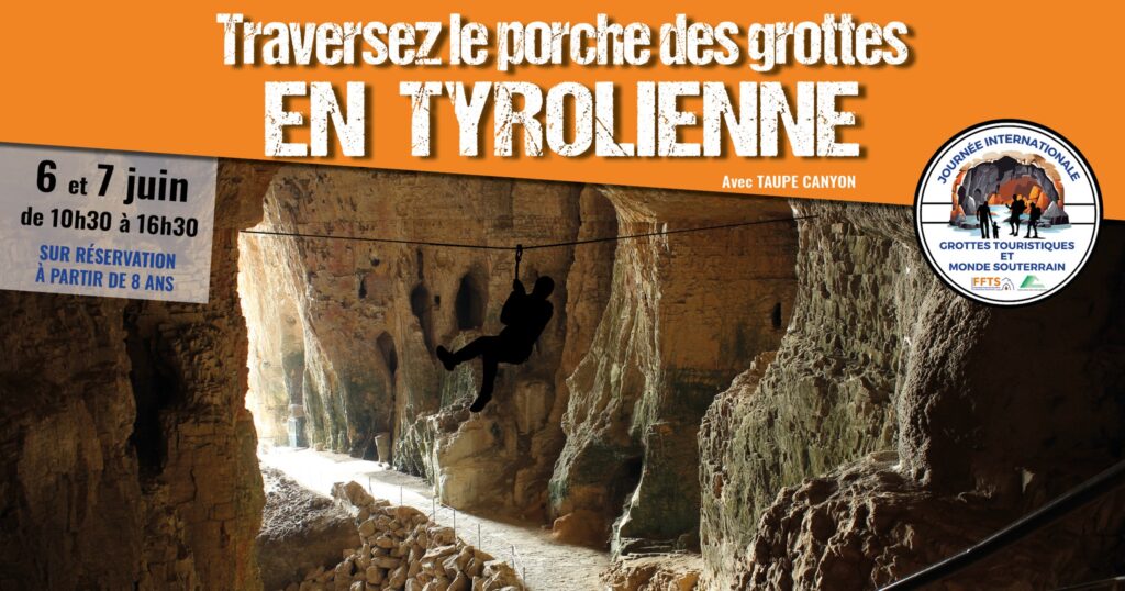 Journée internationale des grottes avec animation tyrolienne