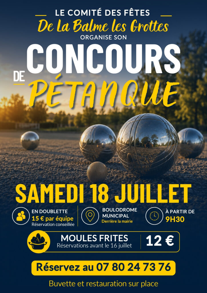Concours de pétanque
