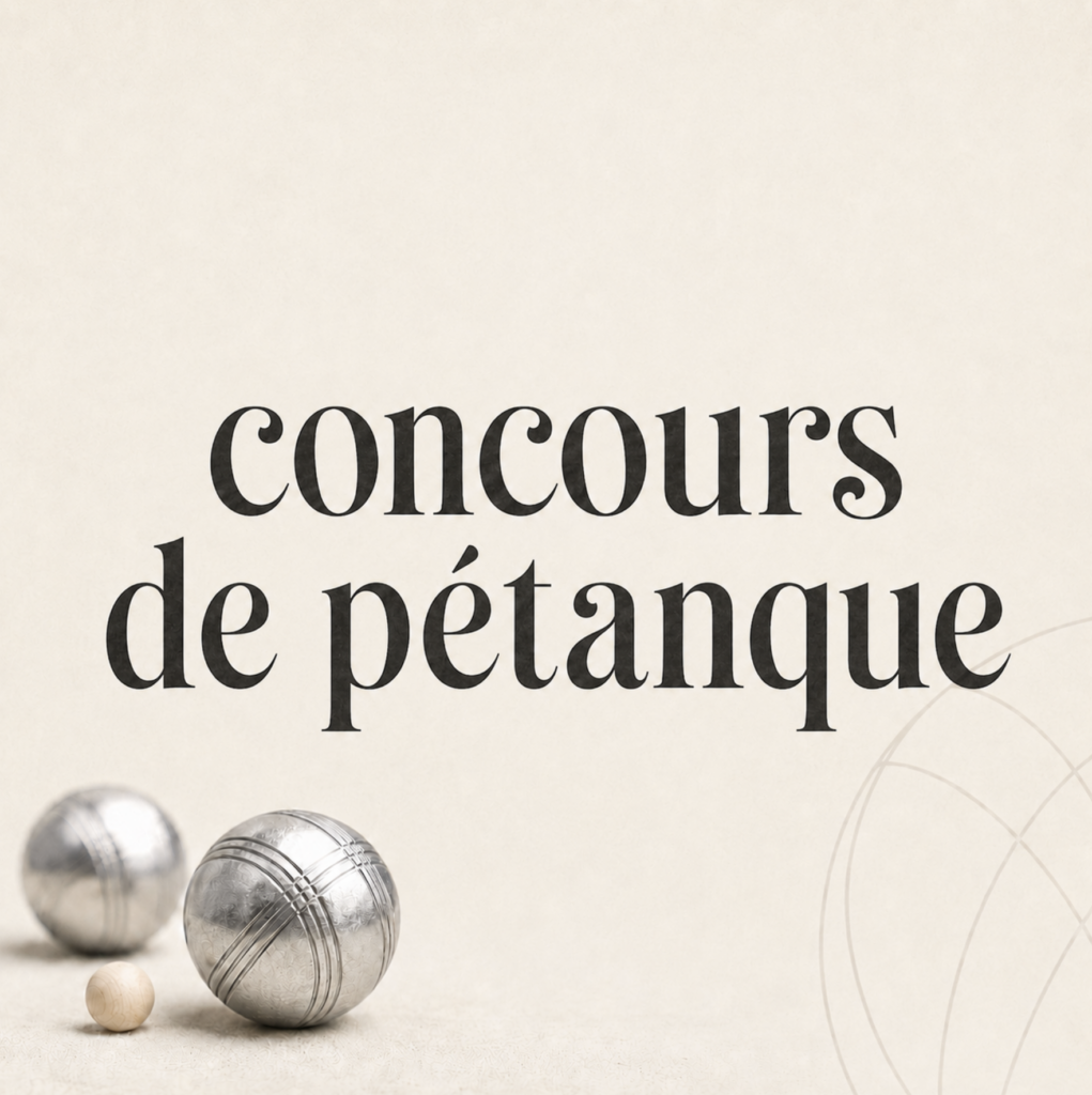 Concours de pétanque des Classes