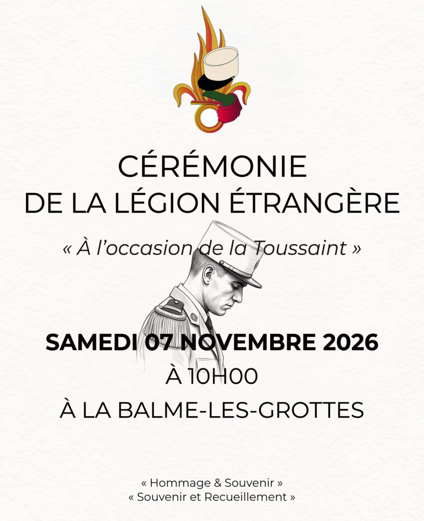 Cérémonie du souvenir de la Légion étrangère